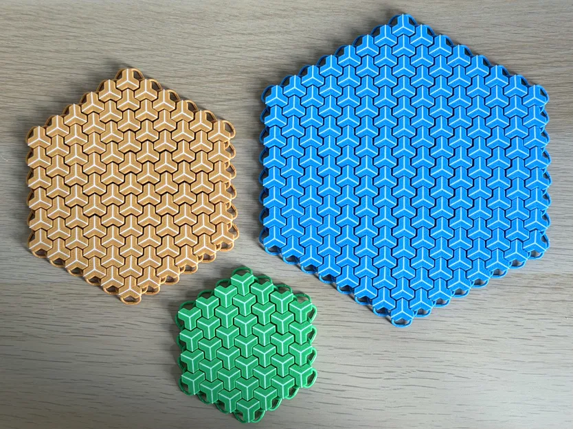 Truchet Pattern Chainmail Fabric – Vải Giáp Chainmail Hoạ Tiết Truchet - Image 3