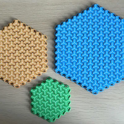 Truchet Pattern Chainmail Fabric – Vải Giáp Chainmail Hoạ Tiết Truchet