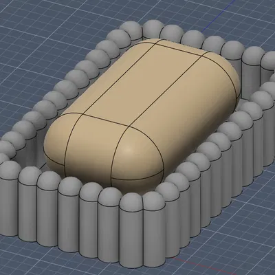 Khay Xà Phòng Gân Hiện Đại / Giá Đỡ Thoát Nước 2 Mảnh