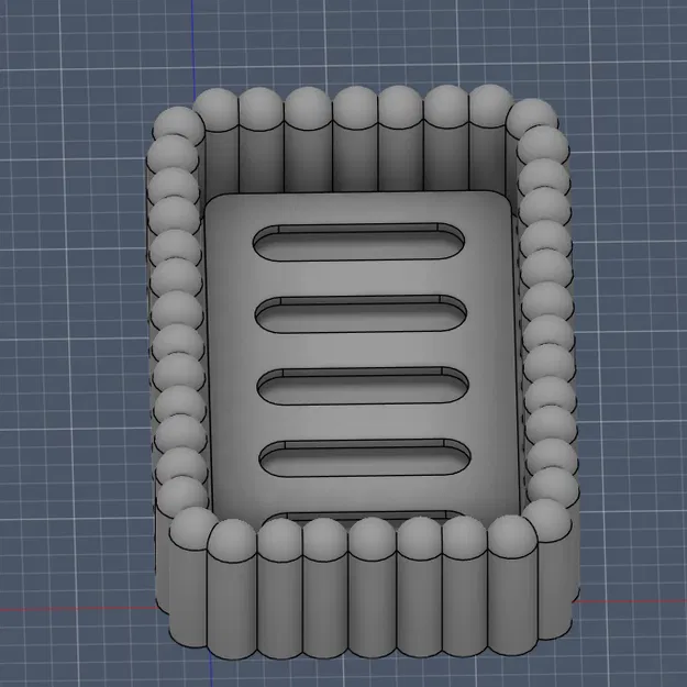 Khay Xà Phòng Gân Hiện Đại / Giá Đỡ Thoát Nước 2 Mảnh - Image 2