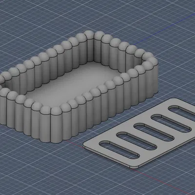 Khay Xà Phòng Gân Hiện Đại / Giá Đỡ Thoát Nước 2 Mảnh