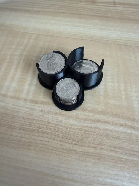 Münzhalter Schweizer Franken (CHF) – Kệ giữ tiền xu CHF - Image 1