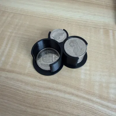 Münzhalter Schweizer Franken (CHF) – Kệ giữ tiền xu CHF