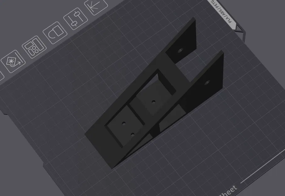 Góc kệ Workbench cho chân tiêu chuẩn cửa hàng vật liệu (Bên trái) - Image 1