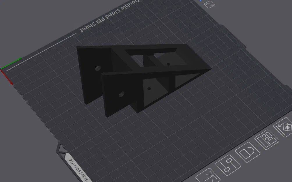 Góc kệ Workbench cho chân tiêu chuẩn cửa hàng vật liệu (Bên trái) - Image 2