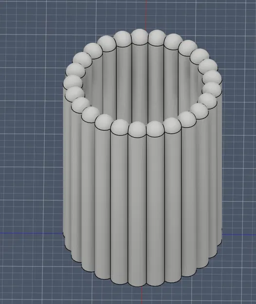 Ống đựng bàn chải/Cốc phòng tắm gân hiện đại (Modern Ribbed) - Image 6