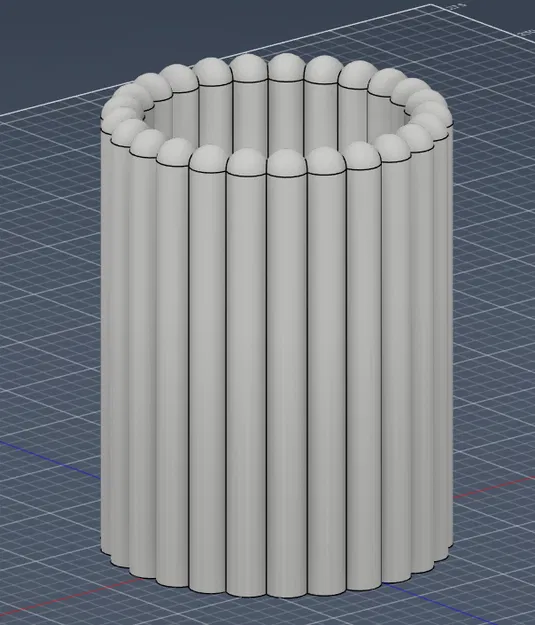 Ống đựng bàn chải/Cốc phòng tắm gân hiện đại (Modern Ribbed) - Image 7