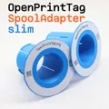 OpenPrintTag SpoolAdapter Slim – Adapter snap-in mỏng cho cuộn filament - Thumbnail 1