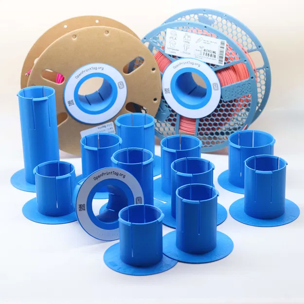 OpenPrintTag SpoolAdapter Slim – Adapter snap-in mỏng cho cuộn filament - Image 7