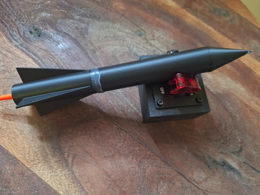 remote detonator_and_rocket – Rocket in 3D Printed - Image 1