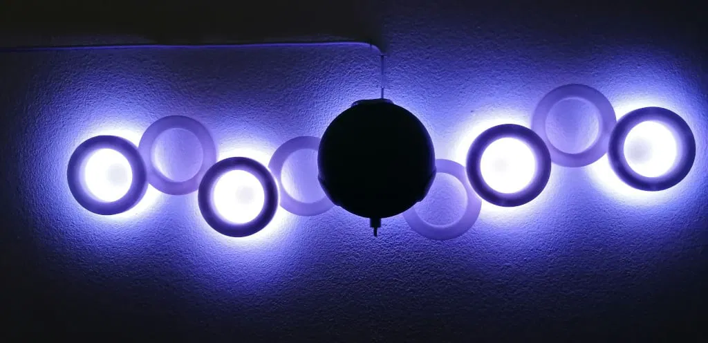 Đèn treo tường dạng vòng cho Google Home Mini (Circle lamp) - Image 4