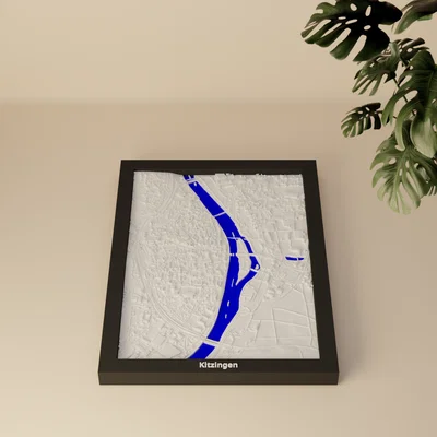 Kitzingen, Đức - Mô hình 3D thu nhỏ