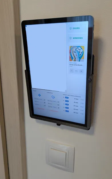 Giá treo tường dọc Galaxy Tab M10 3rd gen (nghiêng âm) - Image 1