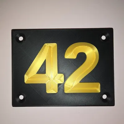 Bảng số phòng tuỳ chỉnh – Số & chữ