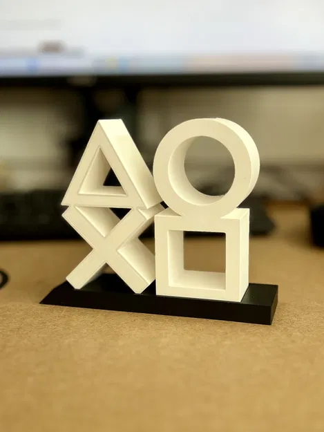 Kệ trưng bày biểu tượng nút tay cầm – cảm hứng PlayStation - Image 3