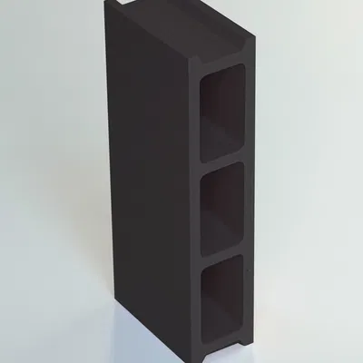 Parpaing classique 3 ô rỗng (3 cellules) – Phụ kiện diorama & để bàn