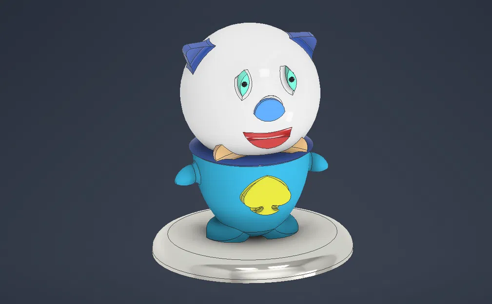Oshawott – mô hình figurka Pokémon dựng bằng Inventor - Image 1