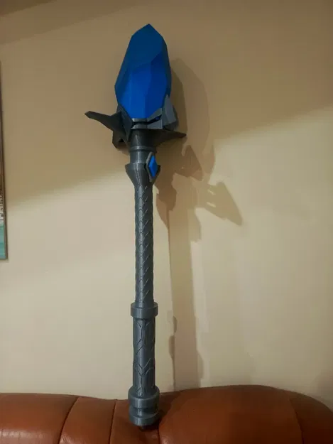 Rylai's Crystal Scepter (Trượng Pha Lê của Rylai) – mẫu 3D tỉ lệ 1:1 - Image 2