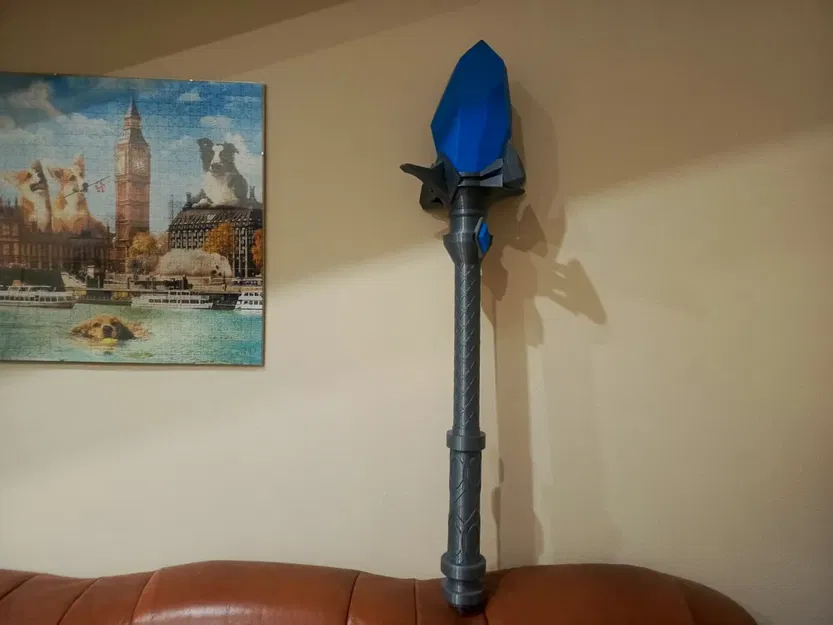 Rylai's Crystal Scepter (Trượng Pha Lê của Rylai) – mẫu 3D tỉ lệ 1:1 - Image 4