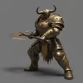 Horned Fantasy Knight 2 (Hiệp sĩ fantasy đội mũ sừng) - Thumbnail 2