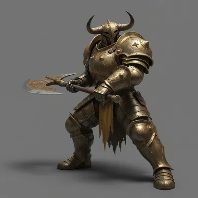 Horned Fantasy Knight 2 (Hiệp sĩ fantasy đội mũ sừng)