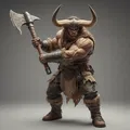Minotaurus với rìu chiến 1 - Thumbnail 1