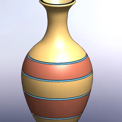 Bình Hoa Fancy – Trang Trí Thanh Lịch In 3D (STL)