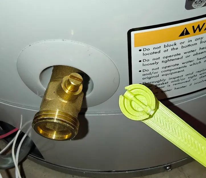 Tay vặn van đầu dẹt (Flathead valve handle) - Image 2