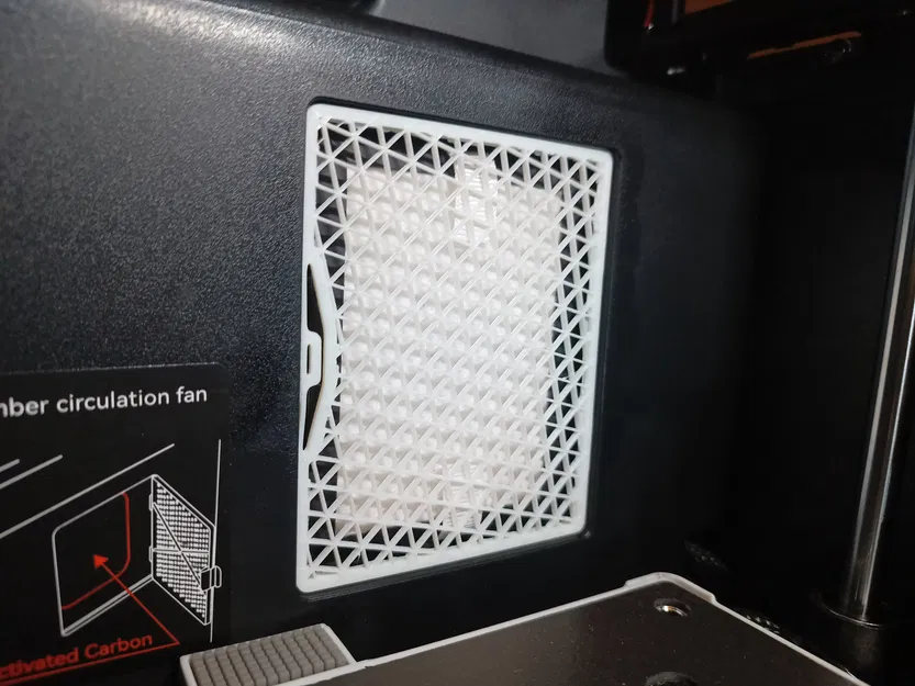 Cửa lọc buồng Qidi Q2 dạng phẳng (Qidi Q2 Chamber filter door) - Image 1