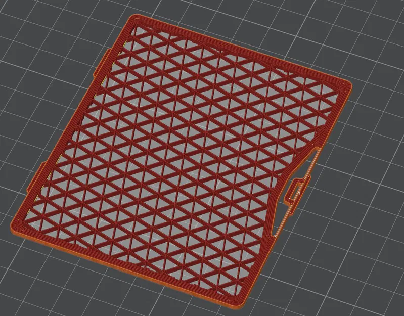 Cửa lọc buồng Qidi Q2 dạng phẳng (Qidi Q2 Chamber filter door) - Image 2