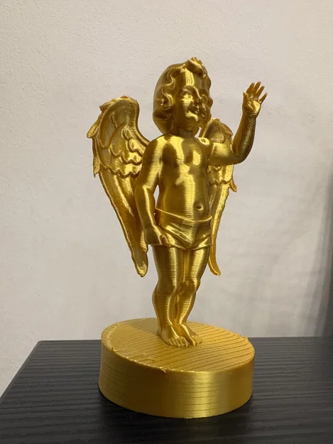 Happy Angel Boy – Tượng Bé Trai Thiên Thần Vui Vẻ - Image 1