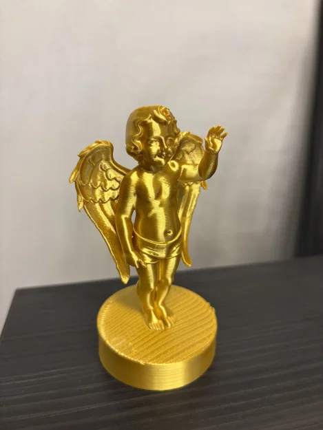 Happy Angel Boy – Tượng Bé Trai Thiên Thần Vui Vẻ - Image 3