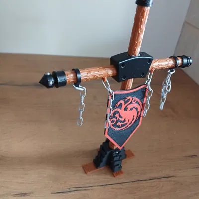 Giá Treo Cờ Trung Cổ (Medieval Banner Stand)