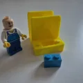 Giá đỡ kính kiểu gạch (brick) – Tùy biến với minifigure - Thumbnail 3