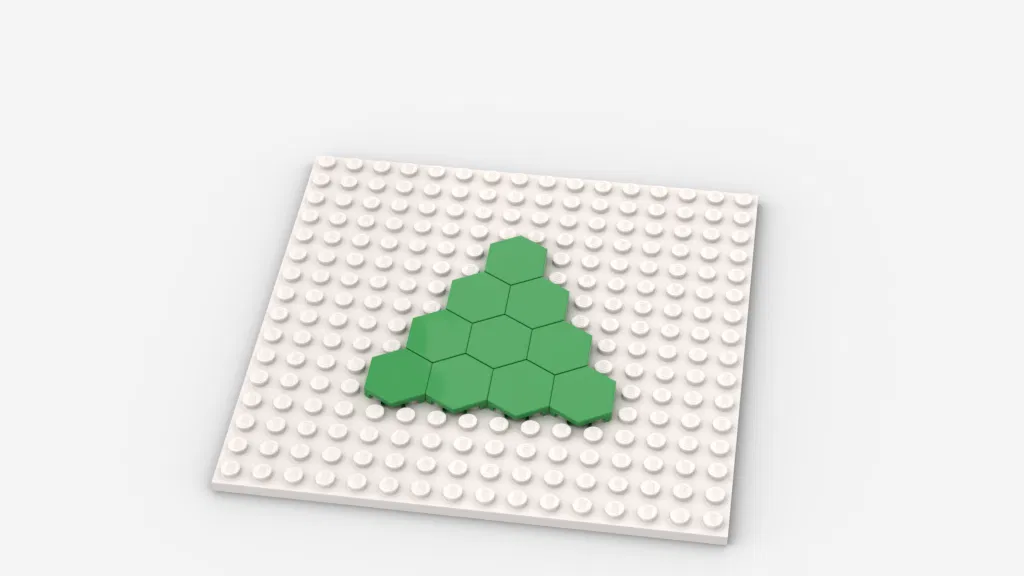 Gạch Lego (Tile) 2 x 2 Hình Lục Giác (Hexagon) - Image 1