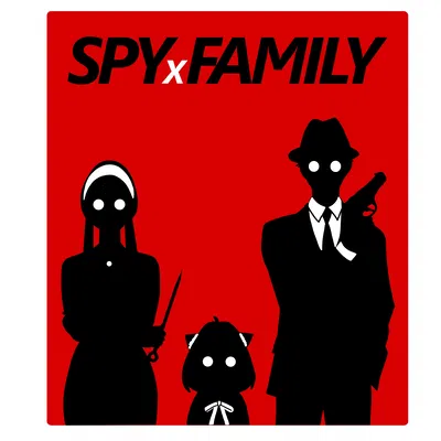 Poster Spy x Family — File 3D Print Phong Cách