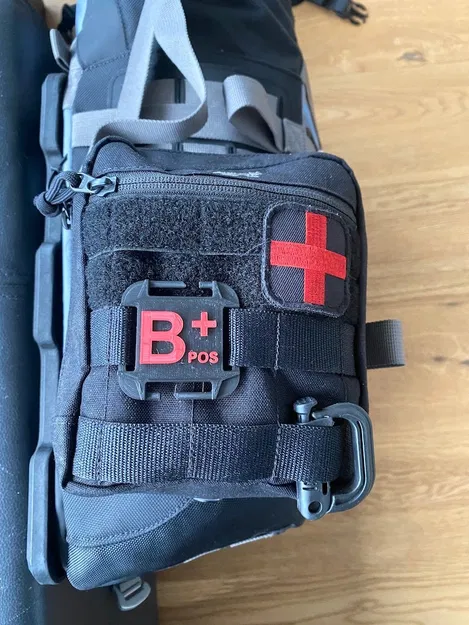 Thẻ Nhóm Máu gắn MOLLE | đủ mọi loại - Image 1