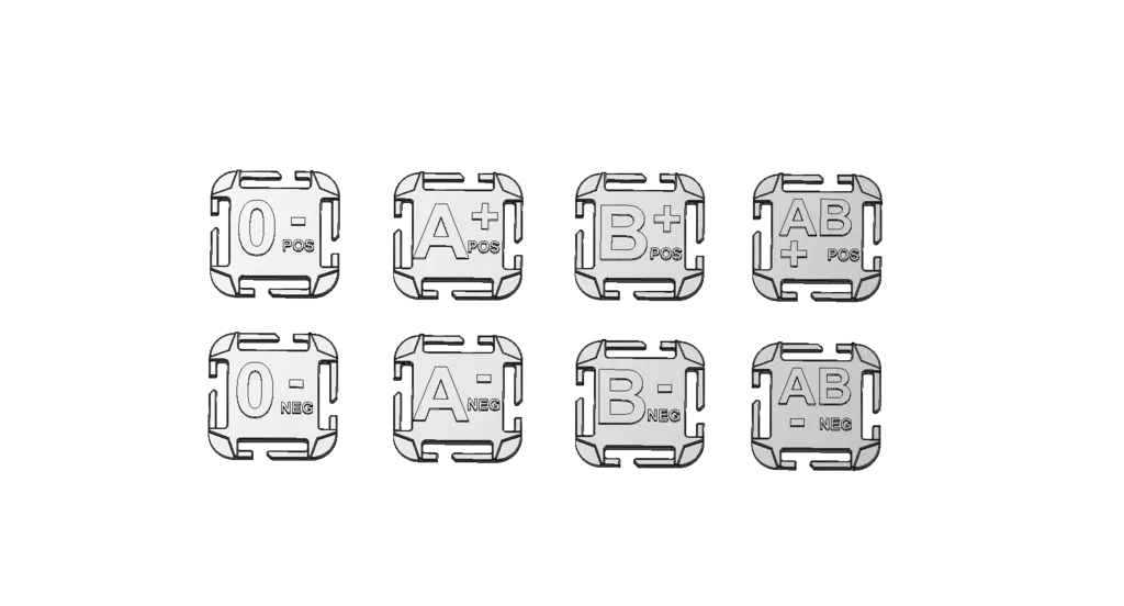 Thẻ Nhóm Máu gắn MOLLE | đủ mọi loại - Image 2