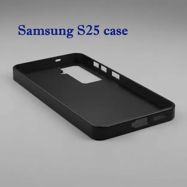 Ốp lưng Samsung S25 – model OpenSCAD tham số (fully parametric) - Image 1