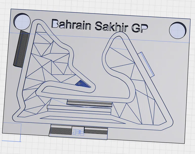 Tranh treo tường đường đua F1 Bahrain Sakhir GP - Image 1