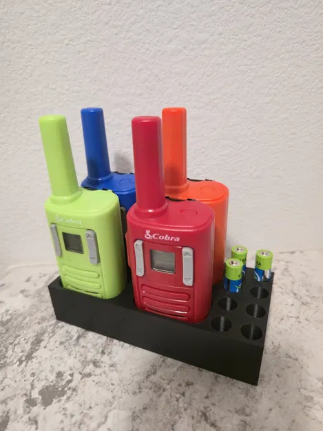 Dock bộ đàm Cobra RX-100 kèm ngăn lưu trữ pin AAA - Image 1