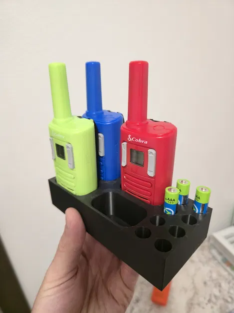 Dock bộ đàm Cobra RX-100 kèm ngăn lưu trữ pin AAA - Image 2