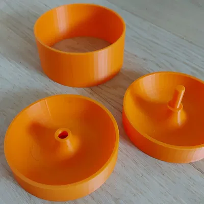 Khuôn Bath Bomb Hình Donut 94mm (94mm Donut Bath Bomb Mold)