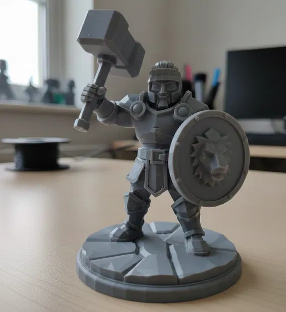 Paladin Stylized – Mini FDM Dễ In - Image 1