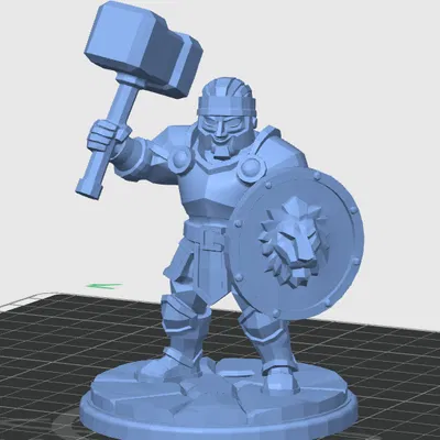 Paladin Stylized – Mini FDM Dễ In