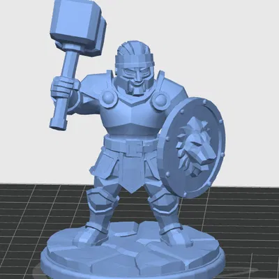 Paladin Stylized – Mini FDM Dễ In