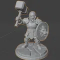 Paladin Stylized – Mini FDM Dễ In - Thumbnail 4