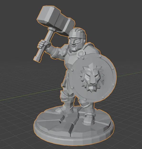 Paladin Stylized – Mini FDM Dễ In - Image 5