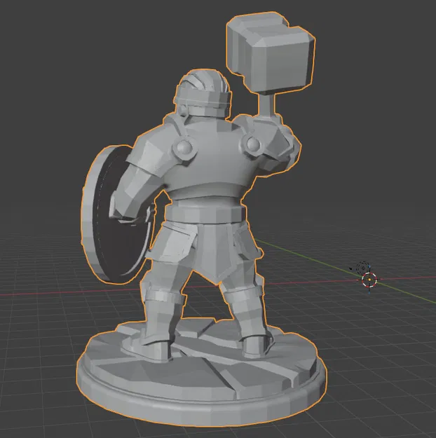 Paladin Stylized – Mini FDM Dễ In - Image 7