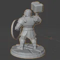 Paladin Stylized – Mini FDM Dễ In - Thumbnail 7